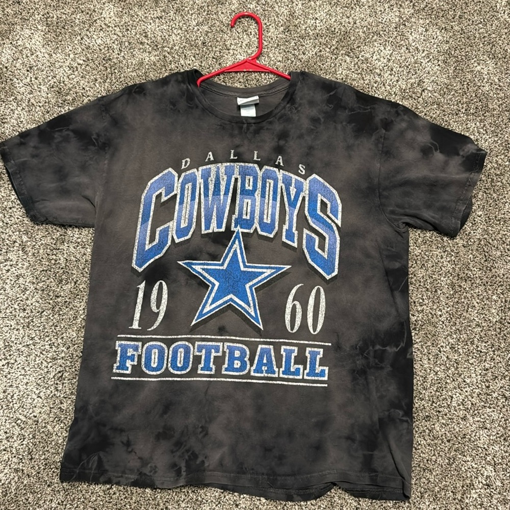47 Brand Black and Blue Dallas Cowboys Short Sleeve Tee